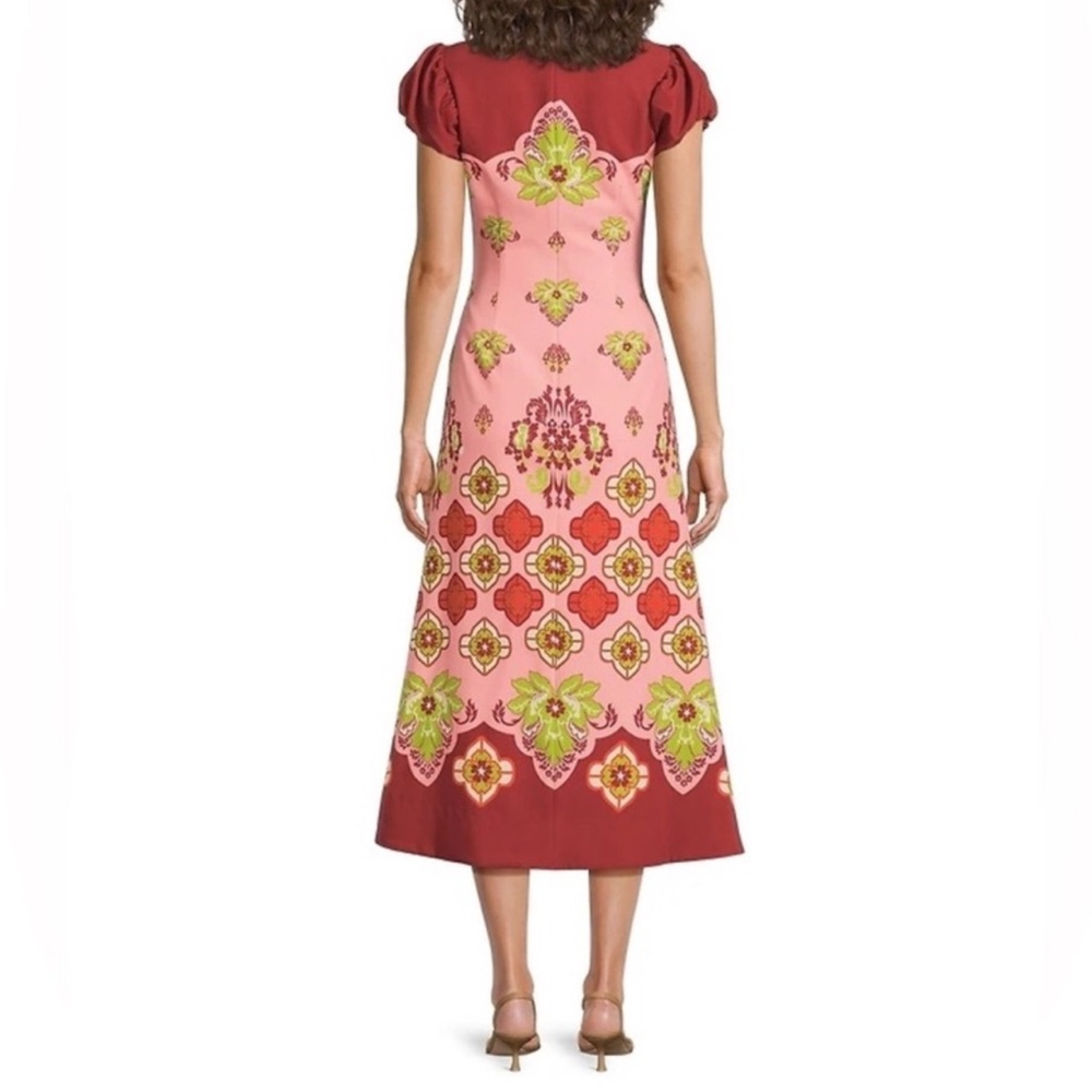 NWT Mestiza New York Perla Flamingo Flourish
Crew Neck Short Puff Sleeve Dress - Picture 3 of 12
